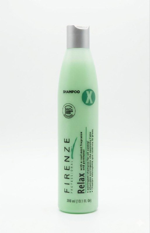 SHAMPOO ASTRINGENTE Y EQUILIBRANTE DEL CUERO CABELLUDO QUE CONTROLA LA GRASA DEL PELO FIRENZE 300ML