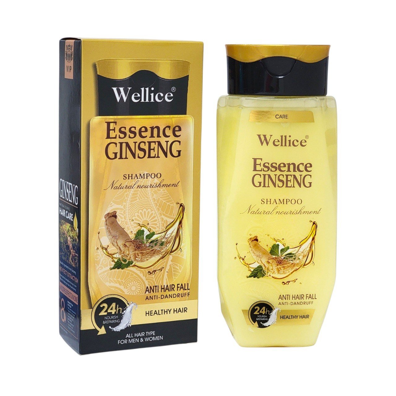 SHAMPOO FORTALECEDOR ANTICAIDA CON ESENCIA DE GINSENG WELLICE 400G SHAMPOO FORTALECEDOR ANTICAIDA CON ESENCIA DE GINSENG WELLICE 400G