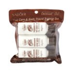 SHAMPOO PARA EL CABELLO EN SET DE 3 PIEZAS DE ACEITE DE COCO NUTRITIVO SADOER SHAMPOO 50ML, MASCARILLA CAPILAR 50ML, GEL DE DUCHA 50ML