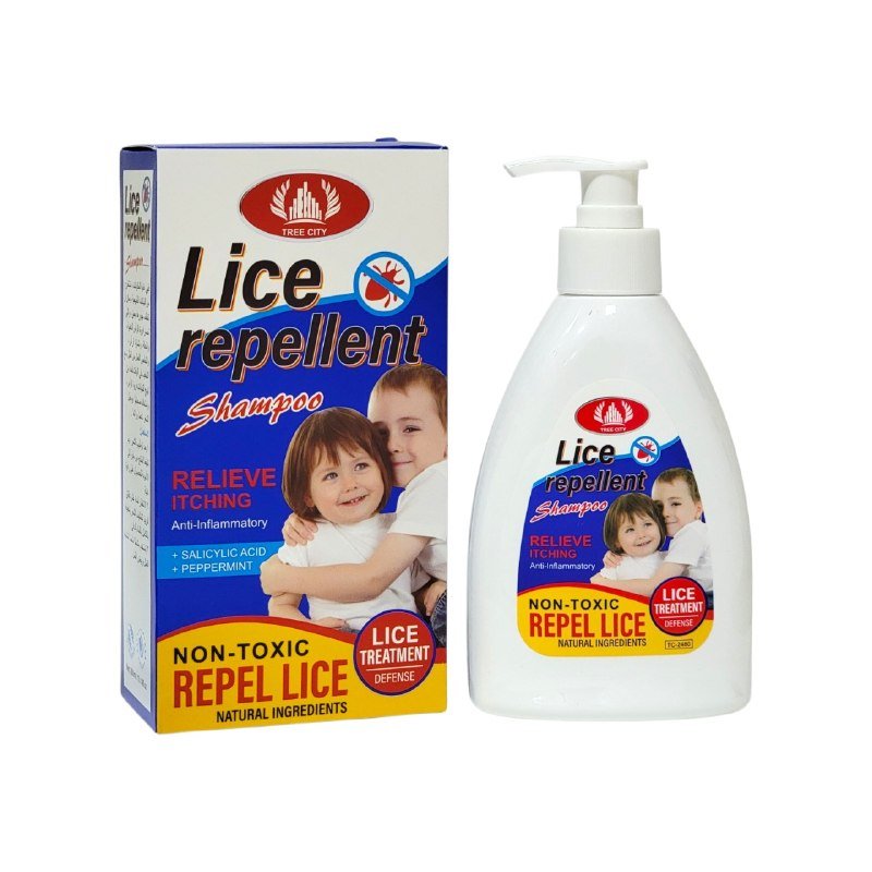 SHAMPOO REPELENTE DE PIOJOS CON MENTA Y ACIDO SALICILICO TREE CITY 300ML SHAMPOO REPELENTE DE PIOJOS CON MENTA Y ACIDO SALICILICO TREE CITY 300ML