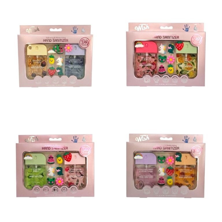 SPRAY DESINFECTANTE DE MANOS HIDRATANTE CON FIGURAS COLECCIONABLES WISH 45ML