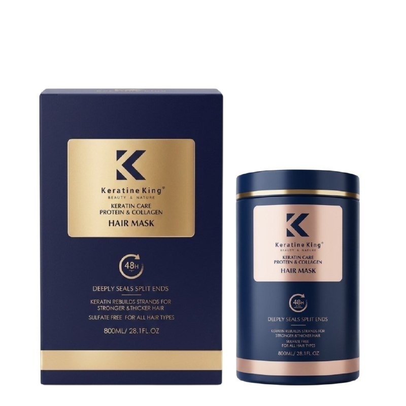 MASCARILLA CAPILAR DE TRATAMIENTO INTENSIVO DE PROTEINA Y COLAGENO KERATINE KING 800ML MASCARILLA CAPILAR DE TRATAMIENTO INTENSIVO DE PROTEINA Y COLAGENO KERATINE KING 800ML
