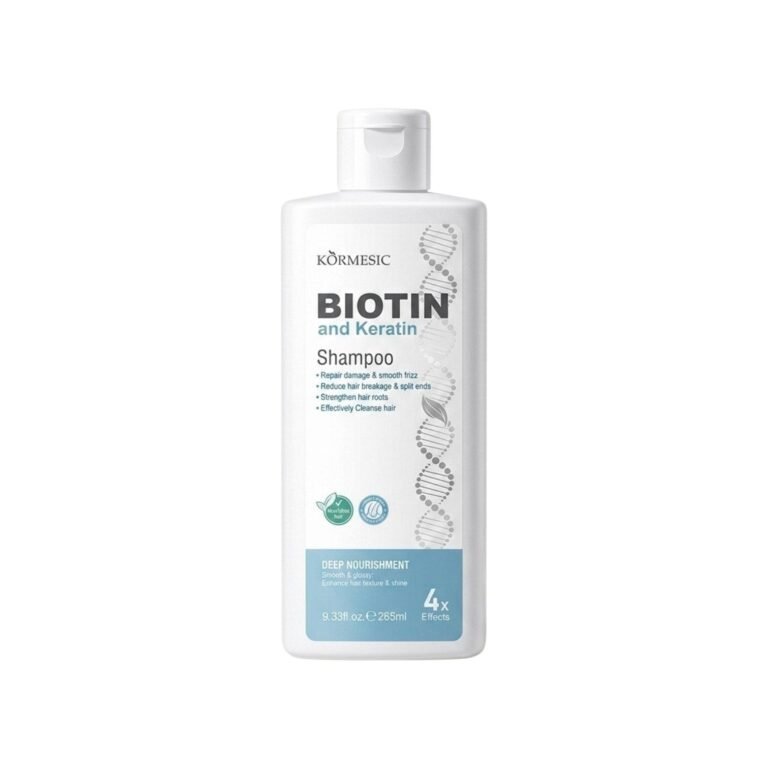 SHAMPOO DE BIOTINA Y QUERATINA DE NUTRICION PROFUNDA KORMESIC 265ML