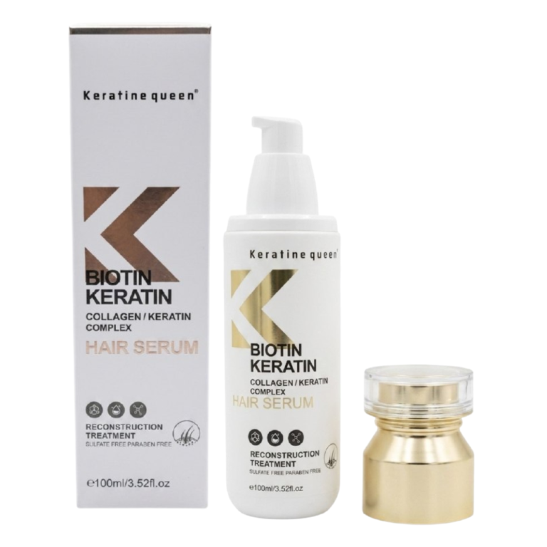SUERO CAPILAR DE BIOTINA Y KERATINA DE REPARACION AVANZADA ANTI FRIZZ KERATINE QUEEN 100ML