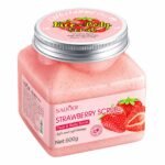 EXFOLIANTE CORPORAL DE SAL DE BAÑO CON EXTRACTO DE FRESA SADOER STRAWBERRY BATH SALT SCRUB 500 G