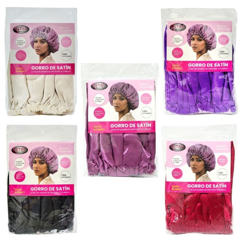 GORRO DE SATÍN EVITA EL QUIEBRE DEL CABELLO, MANTIENE LOS RIZOS, LISO PROLONGADO STAY BEAUTIFUL