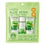 SET ESENCIAL DE LIMPIEZA, TONIFICACIÓN E HIDRATACIÓN REGENERADORA SADOER ALOE VERA FACIAL KIT 3 PIEZAS