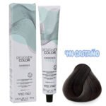 TINTE PERMANENTE CUIDA TU CABELLO Y OFRECE RESULTADOS CON TONOS MÁS NATURALES TONO 4N CASTAÑO 1+1 TEC ITALY 90ML