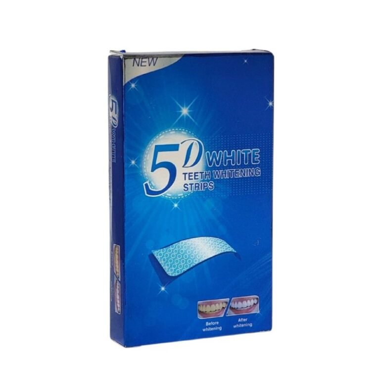 TIRAS BLANQUEADORAS DENTALES 5D WHITE TIRAS 7 SOBRES