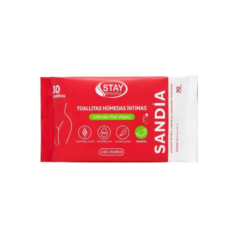 TOALLITAS HUMEDAS INTIMAS PARA CONTROL DEL PH Y OLORES CON AROMA A SANDIA 30UND STAY BEAUTIFUL