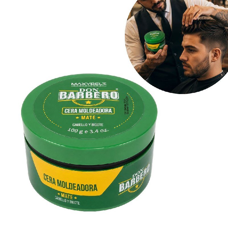 CERA MOLDEADORA MATE MAXBELT PROFESSIONAL DON BARBERO 100G 1 UND CERA MOLDEADORA MATE MAXBELT PROFESSIONAL DON BARBERO 100G 1 UND