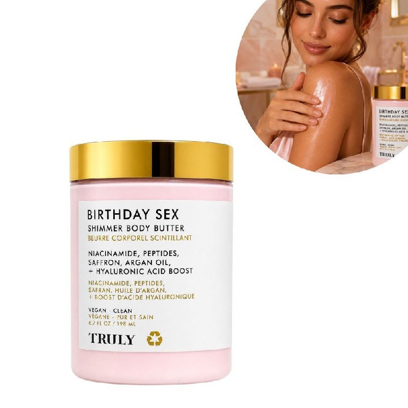 CREMA CORPORAL ILUMINADORA TRULY BIRTHDAY SEX 198ML CREMA CORPORAL ILUMINADORA TRULY BIRTHDAY SEX 198ML