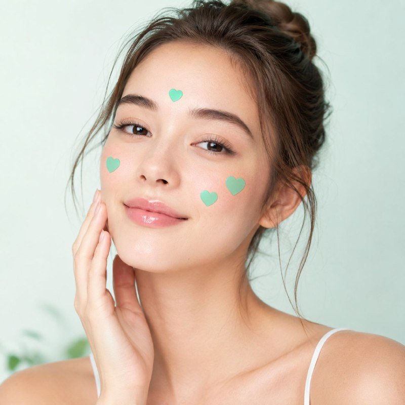 PARCHES HIDROCOLOIDES PARA ACNE DE COLORES ESTRELLA Y CORAZON SADOER 72 UND