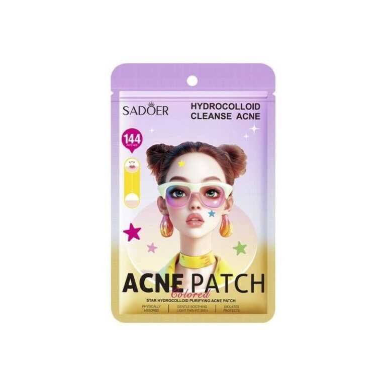 PARCHES HIDROCOLOIDES PARA ACNE EN FORMA DE ESTRELLA SADOER 144 UND