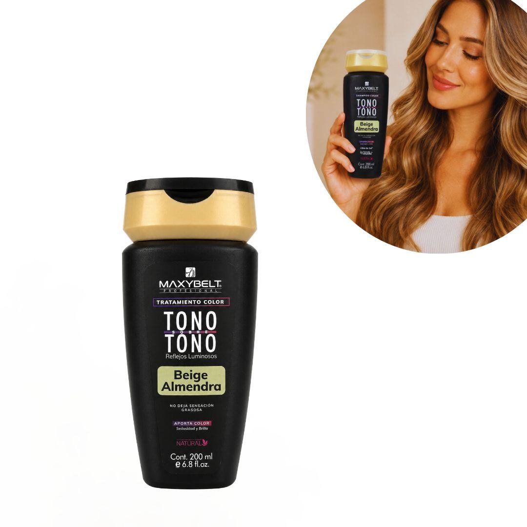 TRATAMIENTO DE COLOR TONO SOBRE TONO BEIGE ALMENDRA MAXYBELT PROFESSIONAL 200ML 1 UND TRATAMIENTO DE COLOR TONO SOBRE TONO BEIGE ALMENDRA MAXYBELT PROFESSIONAL 200ML 1 UND