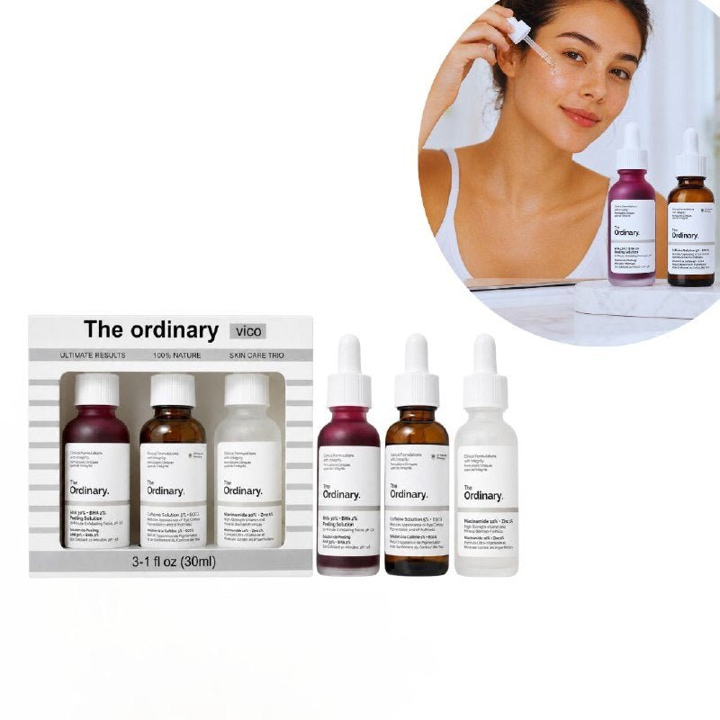 SET DE 3 SUEROS FACIALES DE TRATAMIENTO INTEGRAL EN 3 PASOS THE ORDINARY 30MLX3 SET DE 3 SUEROS FACIALES DE TRATAMIENTO INTEGRAL EN 3 PASOS THE ORDINARY 30MLX3
