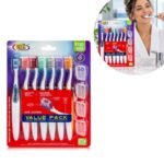 SET DE CEPILLOS DE DIENTES CON PROTECTORES DE CABEZAL ORAL FUSION 11PCS