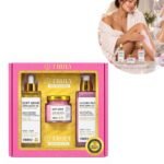 SET DE CUIDADO CORPORAL PARA DESPUES DE AFITAR HIDRATANTE Y SUAVIZANTE SOFT SERVE TRULY 3PCS