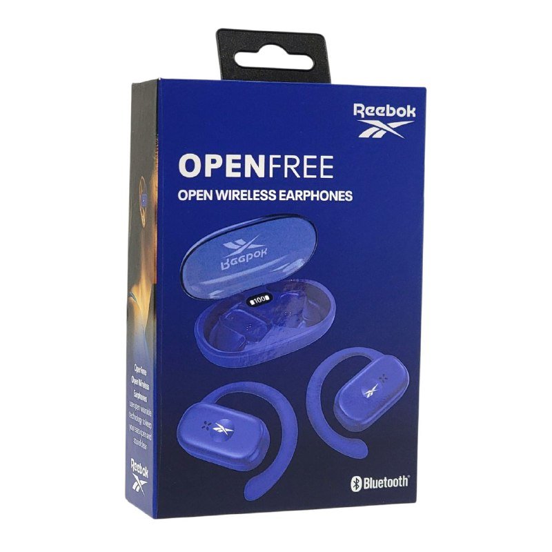 16db8dcb-739f-44a0-b12f-b7ec2bbfcc1d.jpg AUDIFONOS AURICULARES INALAMBRICOS ABIERTOS, BATERIA 18H, 3 CARGAS ADICIONALES 4.5H, ESTUCHE DE CARGA CON PANTALLA TACTIL REEBOK - Imagen 1