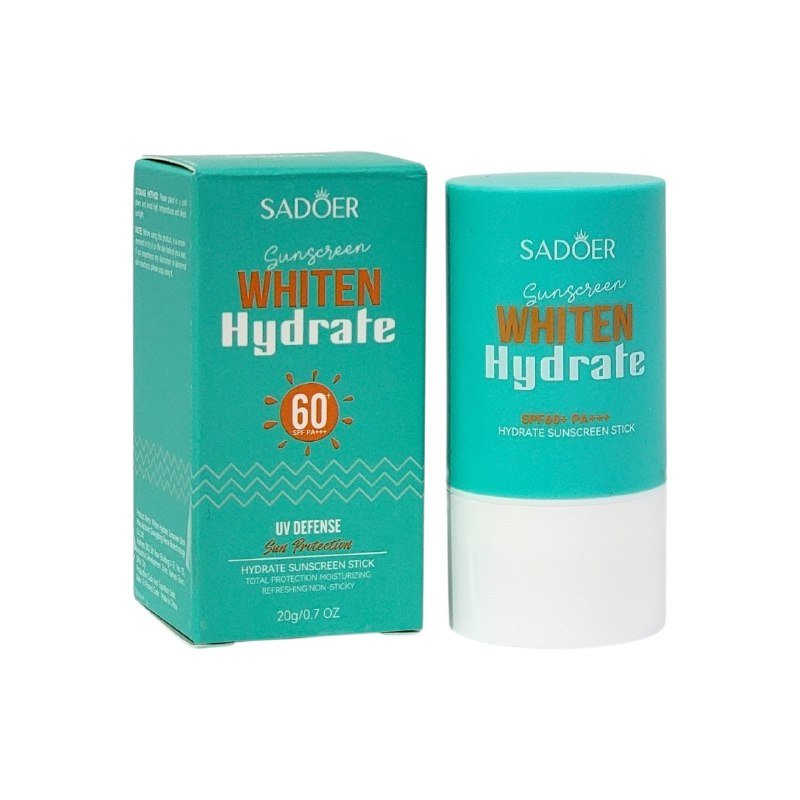 23f4e4f6-8d94-4787-bc31-0af7d8f50166.jpg PROTECTOR SOLAR EN BARRA BLANQUEADOR E HIDRATANTE SPF60 SADOER 20G - Imagen 1