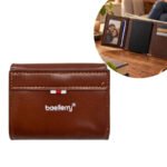 BILLETERA COMPACTA CON TARJETERO Y PROTECCION RFID BAELLERRY 9X8CM