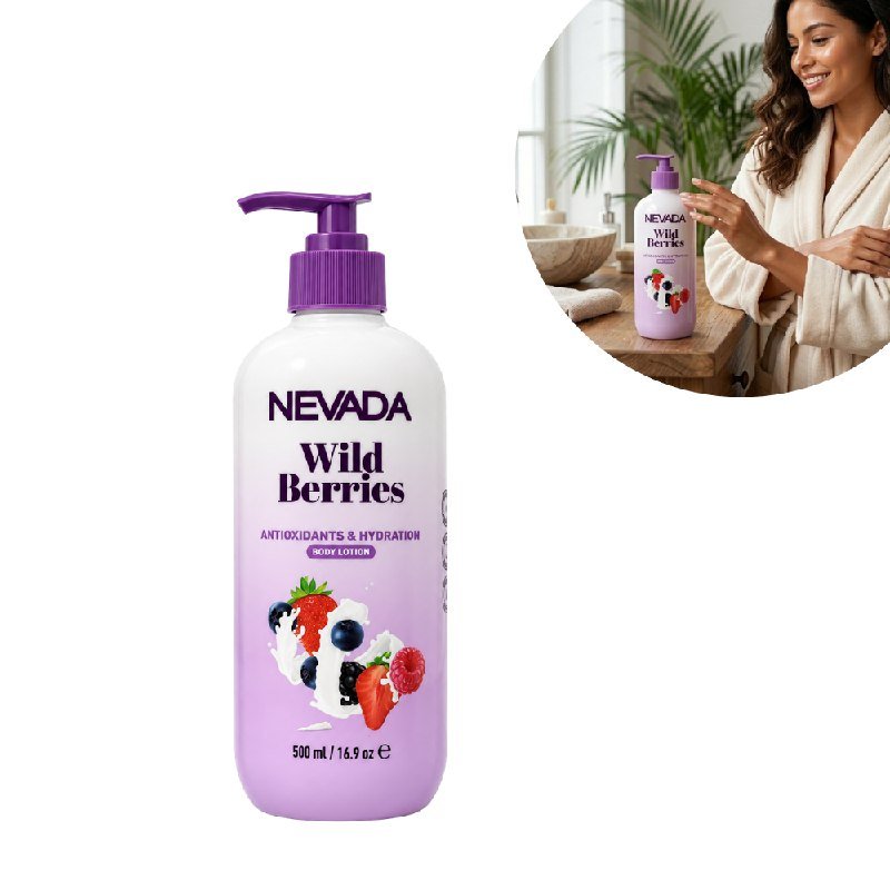 5e901de7-aaa3-4e09-996d-47c2e0670181.jpg CREMA CORPORAL HIDRATANTE Y NUTRITIVA CON AROMA A BAYAS SILVESTRES NEVADA 500ML - Imagen 1