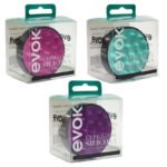 CEPILLO MASAJEADOR PARA EL CABELLO DE SILICONA EVOK