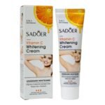CREMA ACLARANTE 3 EN 1 PARA AXILAS Y CUERPO DE VITAMINA C SADOER 50G