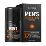 PROTECTOR SOLAR ACLARANTE MULTIACCION 3 EN 1 PARA HOMBRES SPF90 SADOER 100G