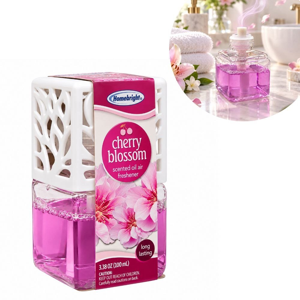 757173ab-af8f-4de3-b654-403845a4c048.jpg AMBIENTADOR DE ACEITE PERFUMADO A FLOR DE CEREZO HOMEBRIGHT 100ML - Imagen 1