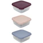 SET DE RECIPIENTES PANAS PARA ALIMENTOS HERMETICAS BAGER 5PCS