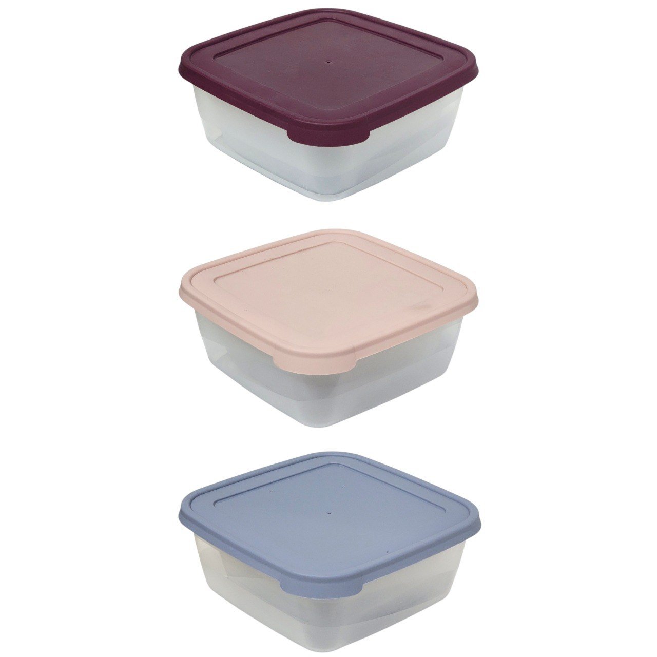 8697853096254.jpg SET DE RECIPIENTES PANAS PARA ALIMENTOS HERMETICAS BAGER 5PCS - Imagen 1