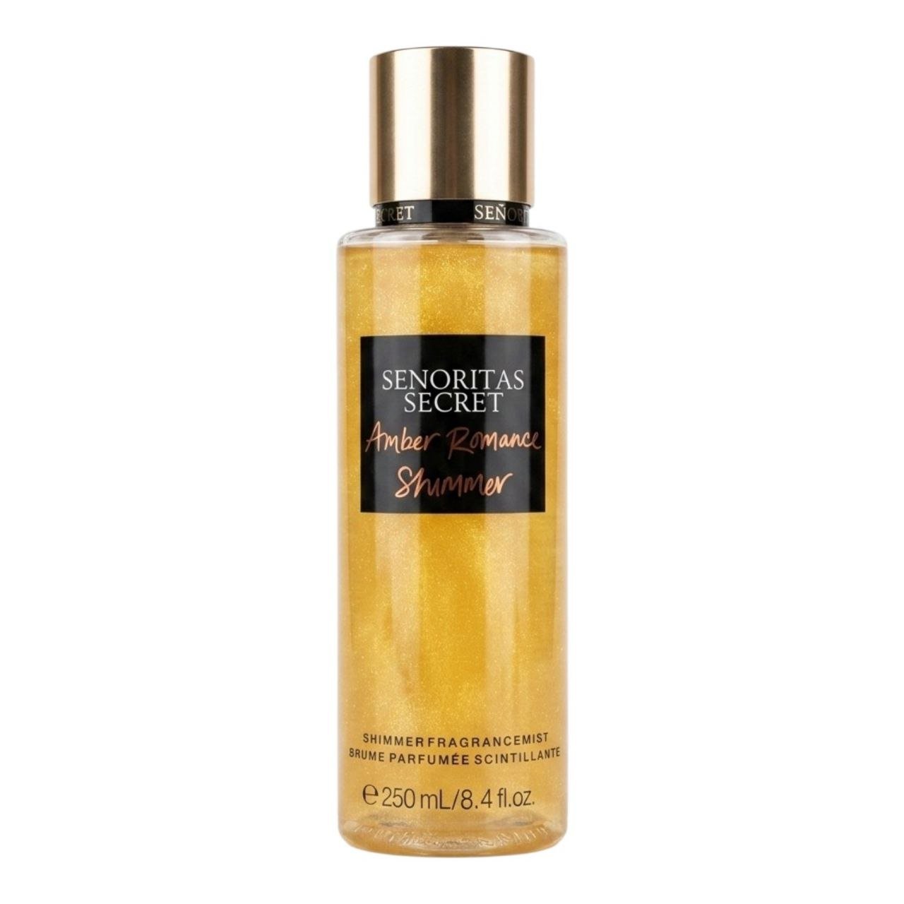 BS067-1.jpg SPLASH SENORITAS SECRET AMBER ROMANCE SHIMMER 250ML (M) (AROMA SIMILAR VICTORIAS SECRET AMBER ROMANCE) - Imagen 1