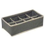 ORGANIZADOR CAJA DE ALMACENAMIENTO DE 8 COMPARTIMIENTOS FIJOS, PARA FAJAS, ROPA INTERIOR, CALCETINES Y MAS 31X16CM
