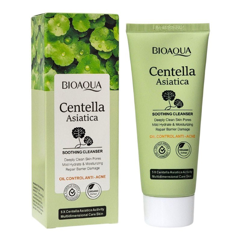 ace9f761-fa2a-47b6-ba33-49a812bae8c9.jpg LIMPIADOR FACIAL EN ESPUMA CALMANTE DE CENTELLA ASIATICA BIOAQUA 100G - Imagen 1