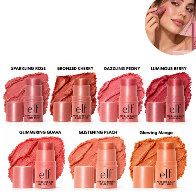 BARRA DE MAQUILLAJE MULTIUSOS CREMOSA 3 EN 1 PARA OJOS, LABIOS Y MEJILLAS ELF 5G