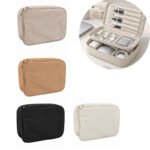 BOLSO ORANIZADOR DE VIAJE MULTIUSOS CON SUJETADORES INTERNOS PARA CABLES, COSMETICOS O ACCESORIOS 23X11X17CM