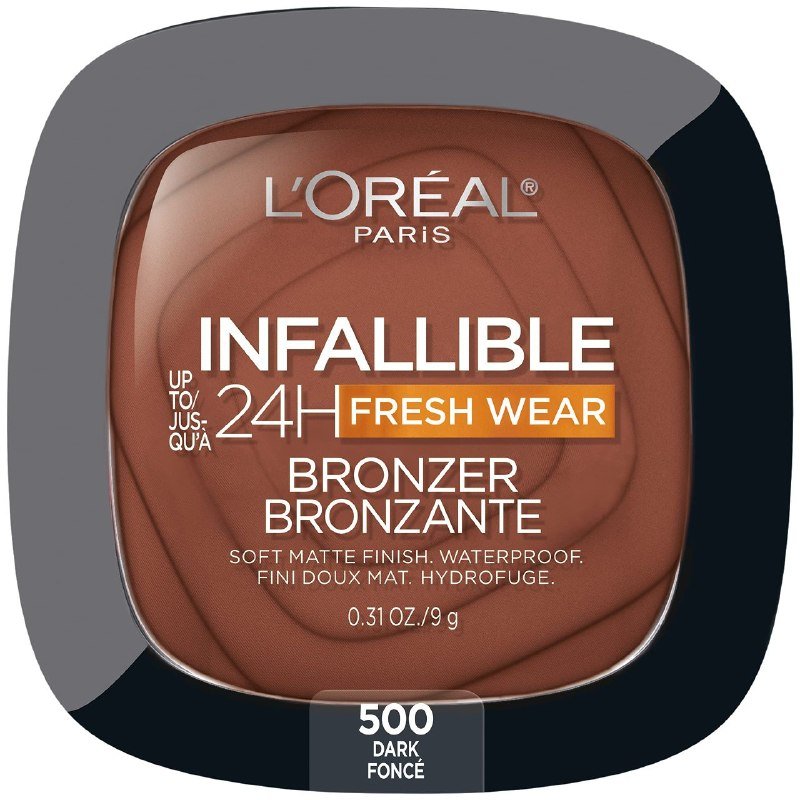 c6984218-7ce4-45c9-b84a-59da88bfc792.jpg BRONCEADOR EN POLVO DE LARGA DURACION DE ACABADO MATE TONO 500 DARK LOREAL 9G - Imagen 1