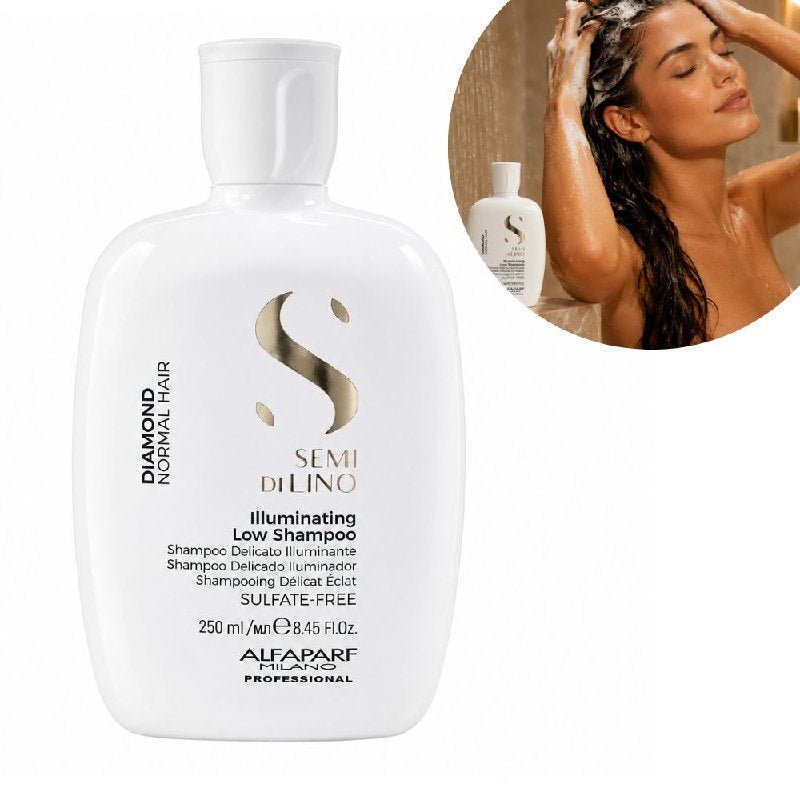 c74a695c-bbc3-4d14-a3a7-b5921923ce89.jpg SHAMPOO ILUMINADOR DE LIMPIEZA SUAVE SIN SULFATOS PARA CABELLO NORMAL CON LINAZA ALFAPARF 250ML - Imagen 1
