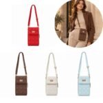 CARTERA PARA CELULAR Y ACCESORIOS CON CORREA AJUSTABLE SOFIAZUL 18X10CM