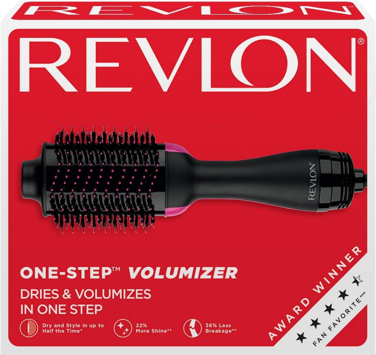 CEPILLO DE AIRE CALIENTE Y VOLUMIZADOR REVLON ONE-STEP TECNOLOGÍA CERÁMICA CEPILLO DE AIRE CALIENTE Y VOLUMIZADOR REVLON ONE-STEP TECNOLOGÍA CERÁMICA