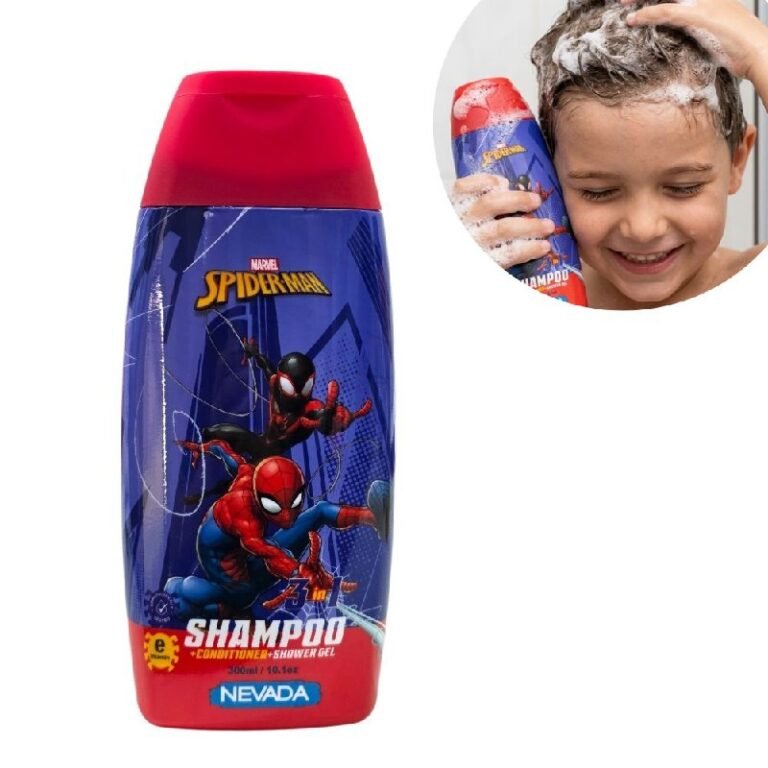 CHAMPÚ ACONDICIONADOR Y GEL DE DUCHA 3 EN 1 MARVEL SPIDER-MAN CON VITAMINA E 300ML