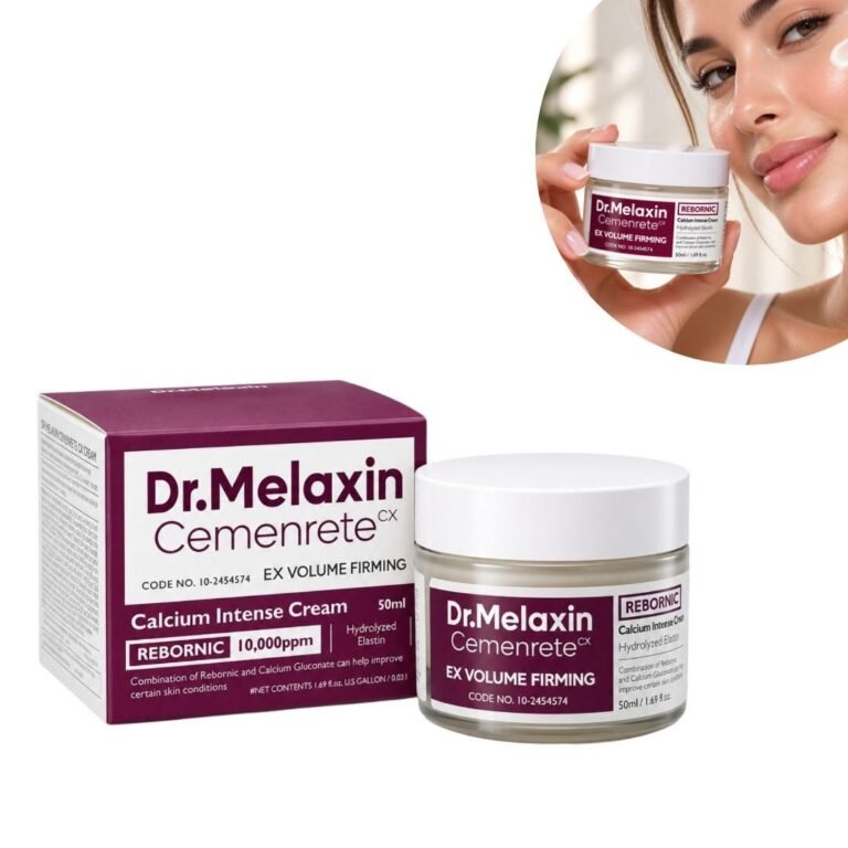 CREMA INTENSIVA DE CALCIO CREMENRETE CX REBORNIC 10,000PPM DR.MELAXIN 50ML