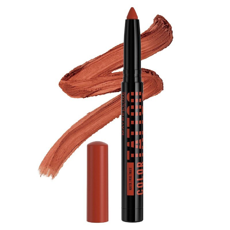 d3d19163-8da6-497c-867e-8a3e4a45b425.jpg SOMBRA DE OJOS MATTE EN BARRA 3 EN 1, SOMBRA, DELINEADOR Y PREBASE TONO I AM POWERFUL MAYBELLINE 1.4G - Imagen 1