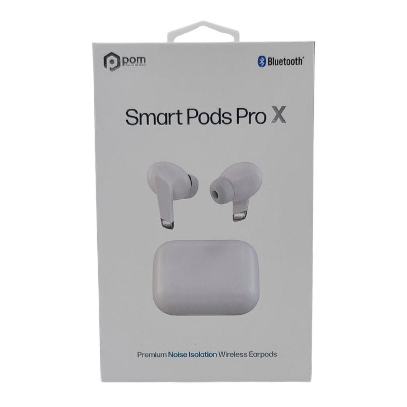 d53e91cc-7b3a-4e68-8aff-c4eb9106ee60.jpg AUDIFONOS AURICULARES INALAMBRICOS ORIGINALES SONIDO DE ALTA CALIDAD, ESTUCHE MAGNETICO, EMPAREJAMIENTO AUTOMATICO, BATERIA 8H POM SAMRT PODS PRO X - Imagen 1