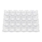 ORGANIZADOR DE HUEVOS PARA REFRIGERADOR QUE PROTEGEN Y FACILITAN GUARDARLOS CON CAPACIDAD DE 24PCS 20X30CM