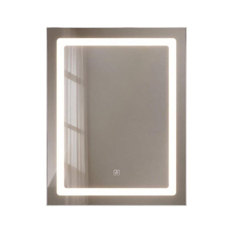 ESPEJO CUADRADO CON LUZ LED 70X50.3CM