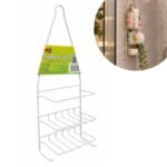 ESTANTE ORGANIZADOR COLGANTE PARA BAÑO DE 3 NIVELES
