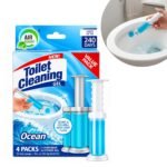GEL DE LIMPIEZA Y AROMATIZANTE PARA INODOROS AROMA OCÉANO AIRFUSION 4 PAQUETES 182.4G