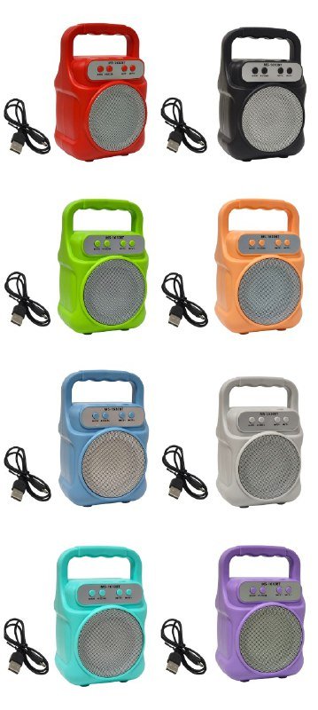 fac2049a-0bdc-407a-98b2-bf00780b1152.jpg PARLANTE ALTAVOZ INALAMBRICO USB, TF Y RADIO BLUETOOTH, BATERIA DE LARGA DURACION POTENCIA 6W 12X19CM MS-1610BT - Imagen 1